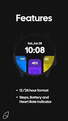 Simple Bars Watch Face screenshot 2