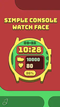 Simple Console Watch Face screenshot 1