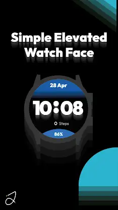 Simple Elevated Watch Face screenshot 1