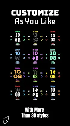 Simple Icons Watch Face screenshot 4