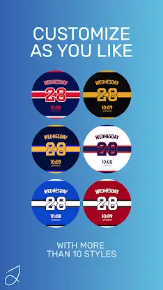 Simple Metros Watch Face screenshot 3