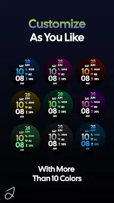 Simple Ptt 2 Watch Face screenshot 3