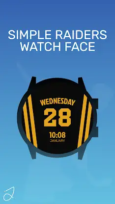 Simple Raiders Watch Face screenshot 1