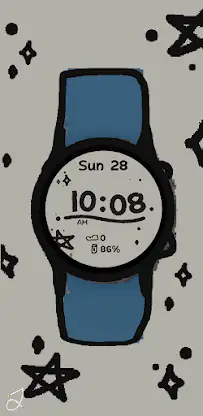 Retro Art Watch Face screenshot 4