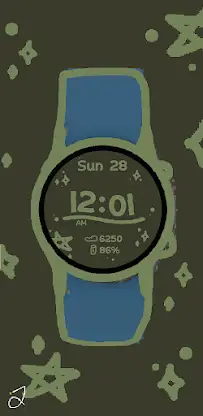 Retro Art Watch Face screenshot 2
