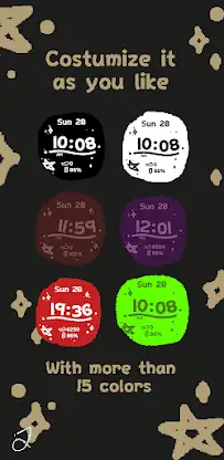 Retro Art Watch Face screenshot 3