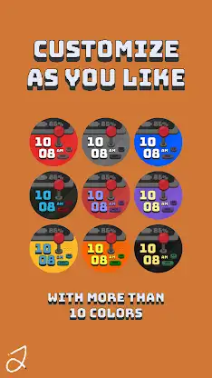Simple Retro Watch Face screenshot 3