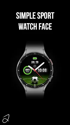 Simple Sport Watch Face screenshot 1