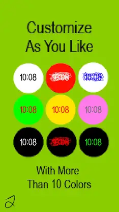 Simple Brat Watch Face screenshot 2