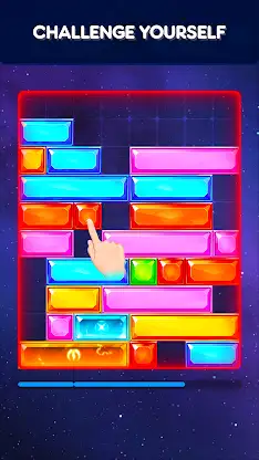 Jewel Slider: Drop Down Puzzle screenshot 6