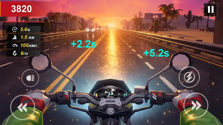 Moto Rider: Highway Race screenshot 2