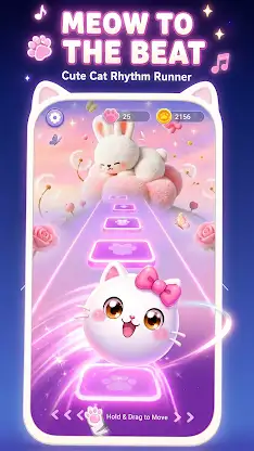 PopCat:Run Music Beats 2 screenshot 1