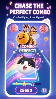 PopCat:Run Music Beats 2 screenshot 5