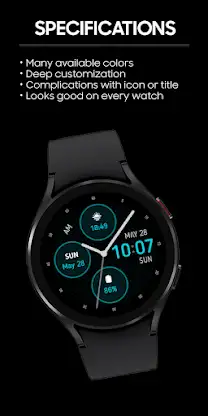 JHW Analog 5 PRO: Watch face screenshot 2