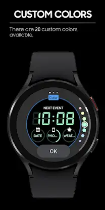 JHW Digital Bits: Watch face screenshot 4