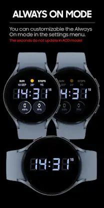 JHW Digital Bits 4: Watch face screenshot 4