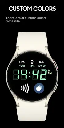 JHW Digital Bits 4: Watch face screenshot 3