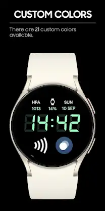 JHW Digital Bits 3: Watch face screenshot 4