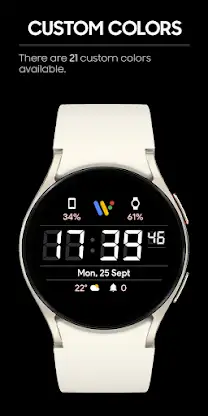 JHW Digital F: Watch face screenshot 4