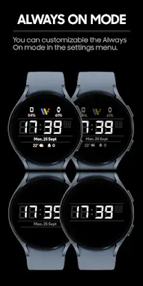 JHW Digital F: Watch face screenshot 5