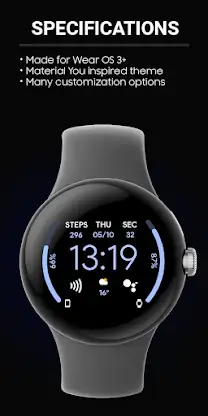 JHW Digital Info: Watch face screenshot 2