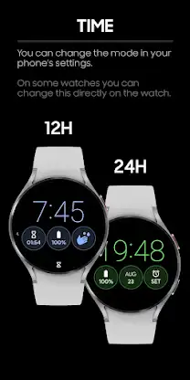 JHW Digital Thin: Watch face screenshot 6