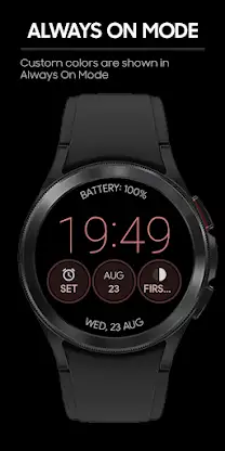 JHW Digital Thin: Watch face screenshot 5