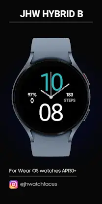 JHW Hybrid B: Watch face screenshot 1