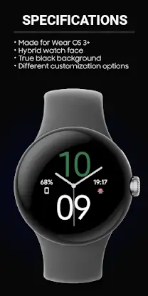 JHW Hybrid B: Watch face screenshot 2