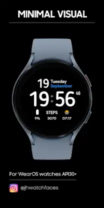 Minimal Visual: Watch face screenshot 1