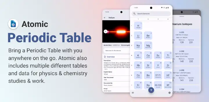 Periodic Table - Atomic — Android app banner