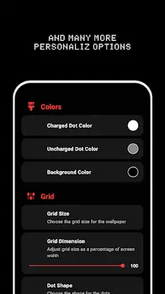 Dots Live Wallpaper - Battery screenshot 7
