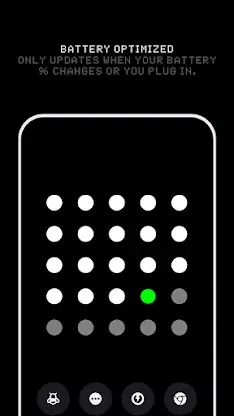 Dots Live Wallpaper - Battery screenshot 6
