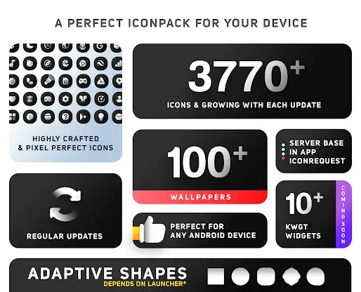 Black Icon Pack screenshot 7