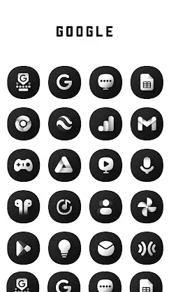 Black Icon Pack screenshot 3