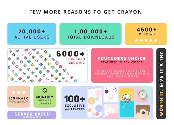 Crayon Icon Pack screenshot 8