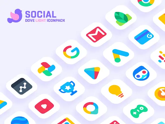 Dove Light : Icon Pack screenshot 2