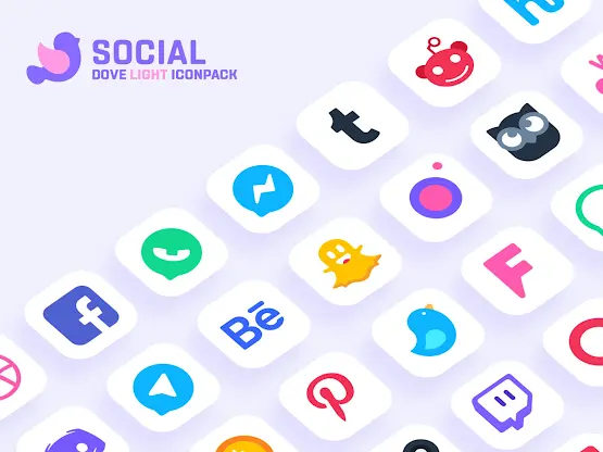 Dove Light : Icon Pack screenshot 3