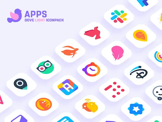 Dove Light : Icon Pack screenshot 5