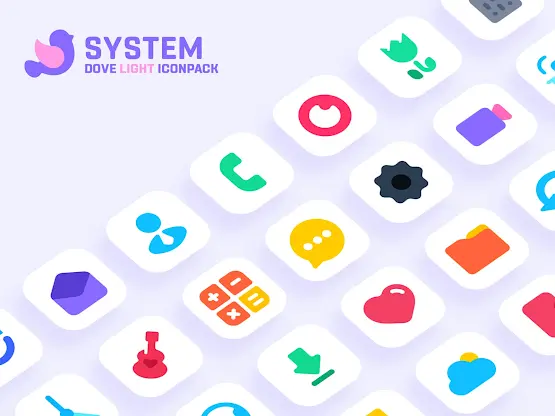 Dove Light : Icon Pack screenshot 1