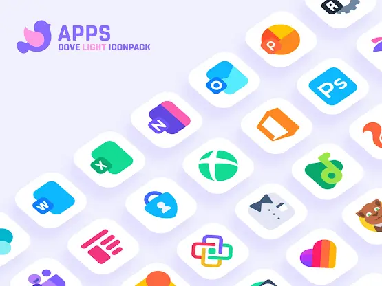 Dove Light : Icon Pack screenshot 4
