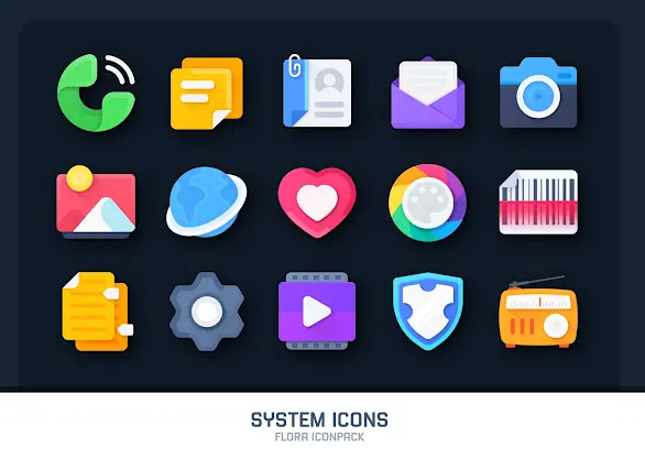 Flora : Material Icon Pack screenshot 5