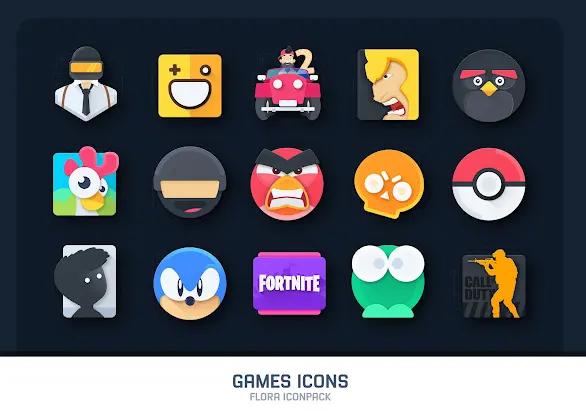 Flora : Material Icon Pack screenshot 4