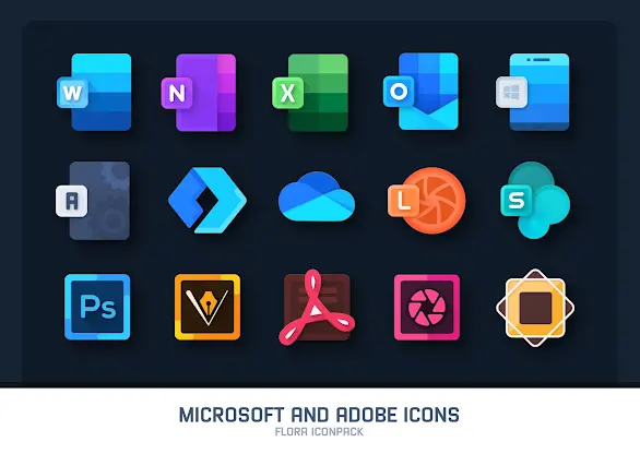 Flora : Material Icon Pack screenshot 6