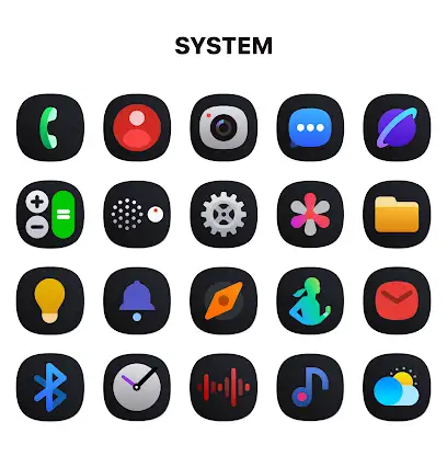One UI Dark IconPack screenshot 2