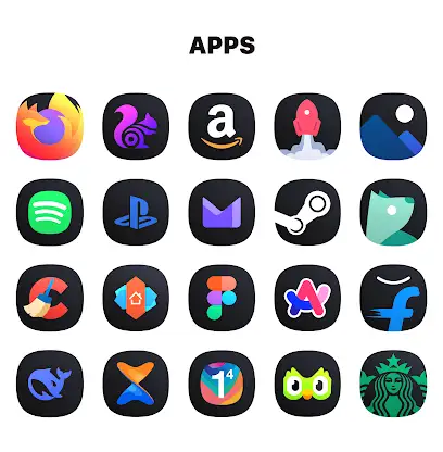 One UI Dark IconPack screenshot 4