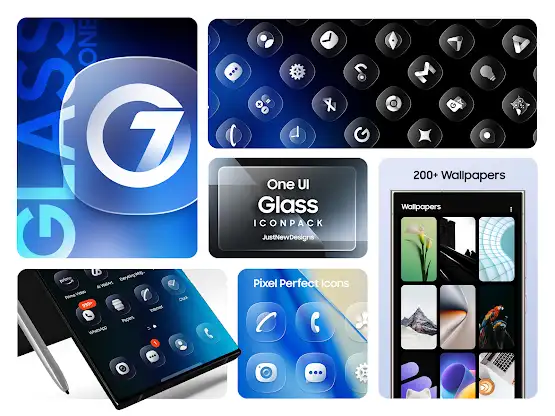 One UI Glass IconPack screenshot 7