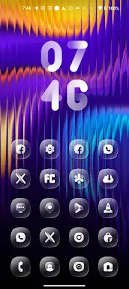 One UI Glass IconPack screenshot 1