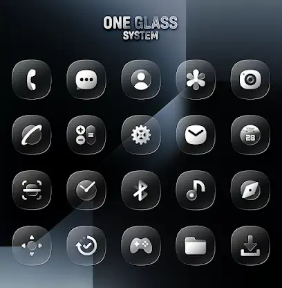 One UI Glass IconPack screenshot 2