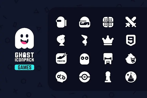 Ghost IconPack screenshot 6